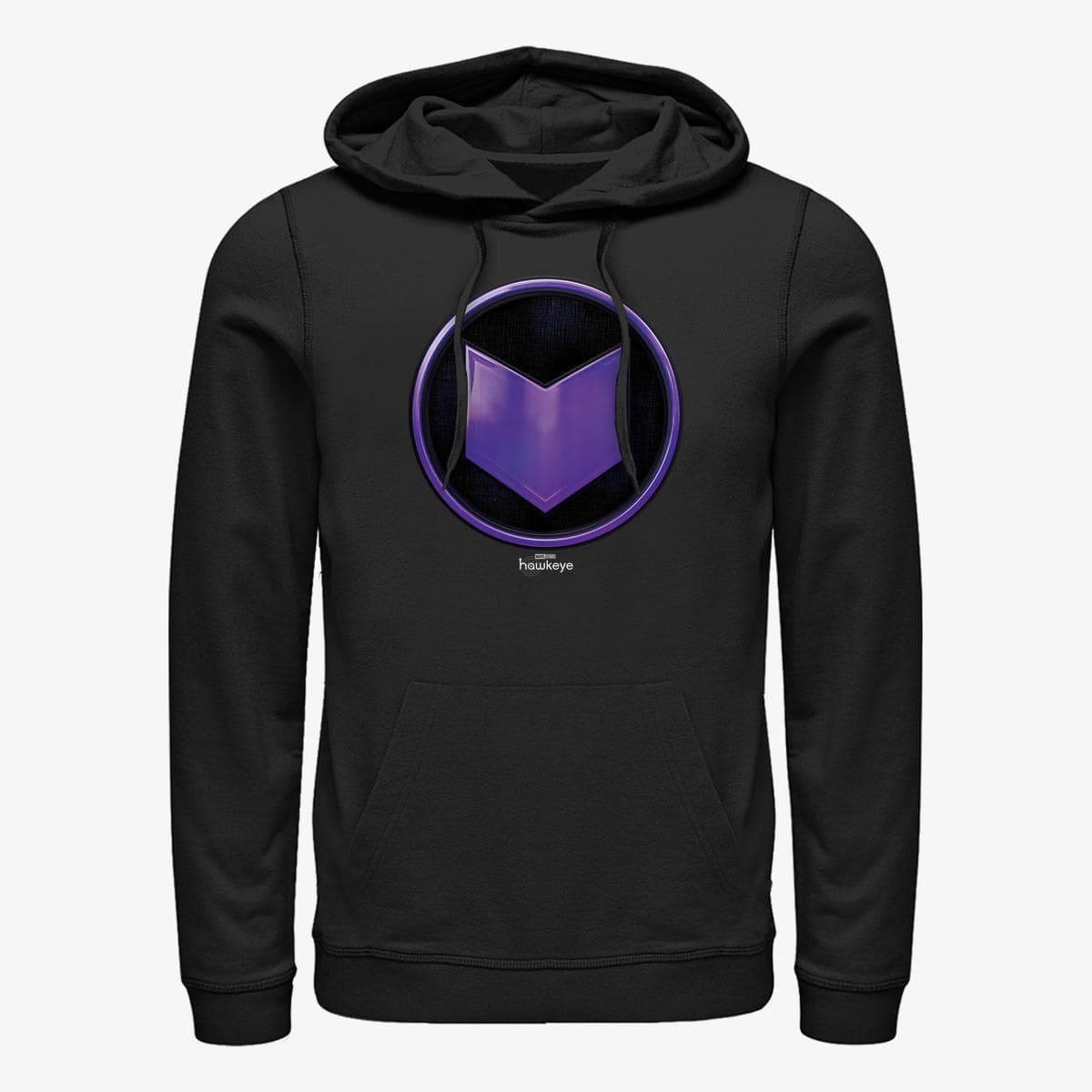 Mikiny Merch Marvel Hawkeye - Arrow Badge Unisex Hoodie Black