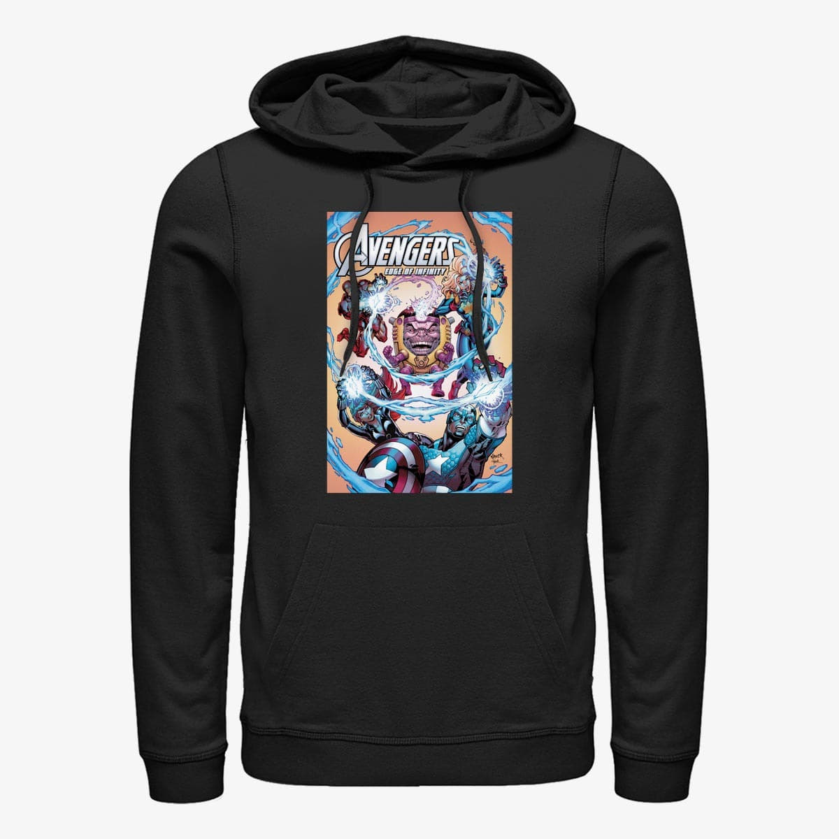 Hættetrøjer og sweatshirts Merch Marvel Avengers Classic - Avengers Edge of Infinity Unisex Hoodie Black