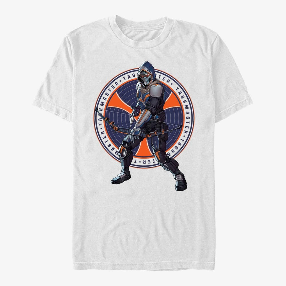 T-shirts Merch Marvel Black Widow: Movie - TaskMaster Circle Unisex T-Shirt White