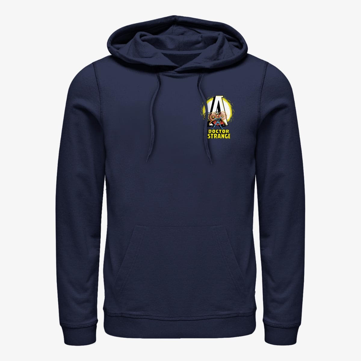 Dukserice Merch Marvel Avengers Classic - Strange Badge Unisex Hoodie Navy Blue