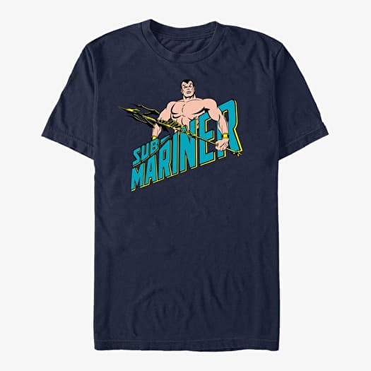 T-shirt Merch Marvel - Mariner Overflow Unisex T-Shirt Navy Blue