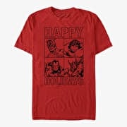 Merch Marvel Avengers Classic - Super Holiday Unisex T-Shirt Red