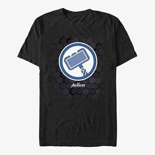 Merch Marvel - Thor Hex Unisex T-Shirt Black