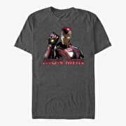 Merch Marvel Avengers: Endgame - Iron Man Stones Unisex T-Shirt Dark Heather Grey