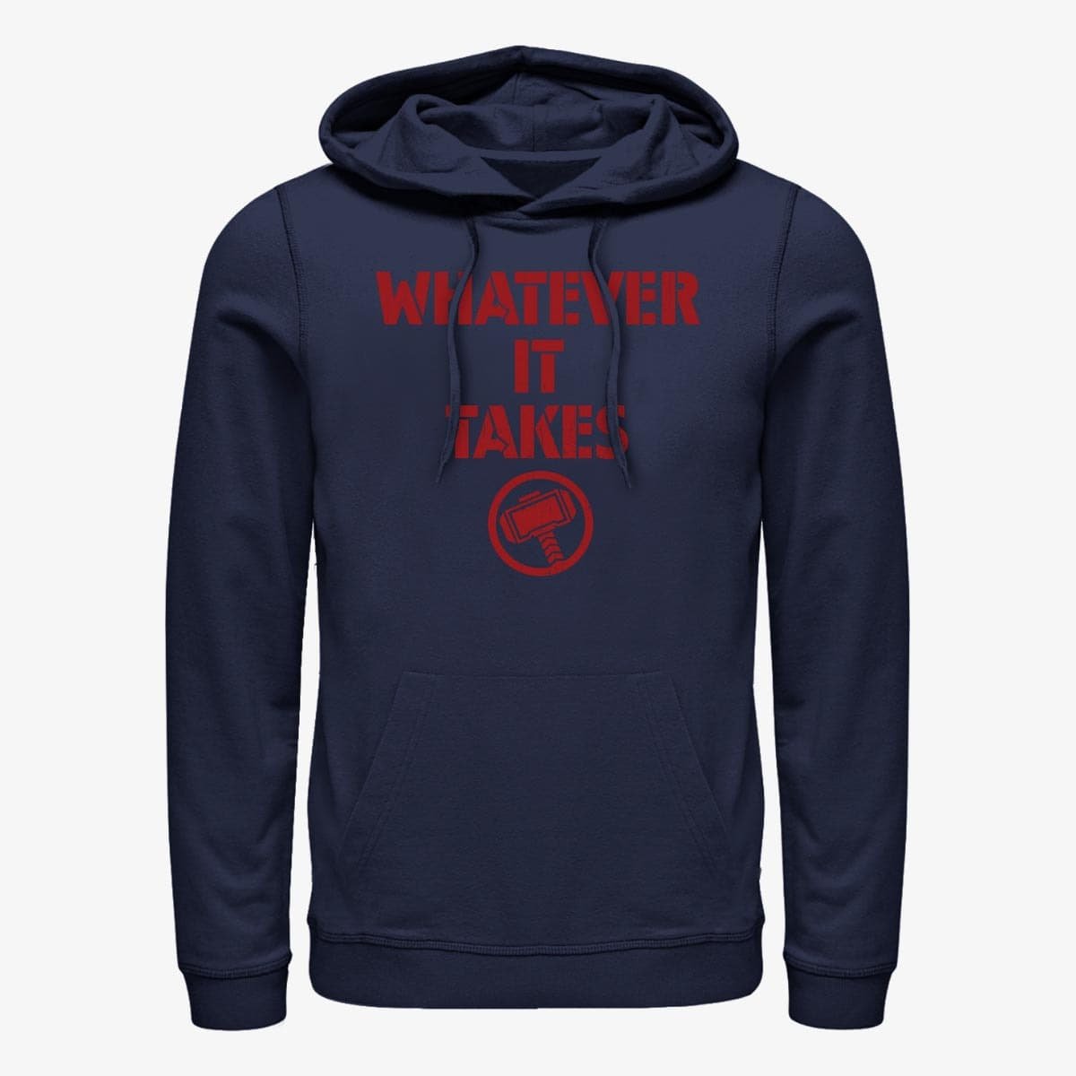 Kapuutsikud ja kampsunid Merch Marvel Avengers: Endgame - Thor Spirit Unisex Hoodie Navy Blue