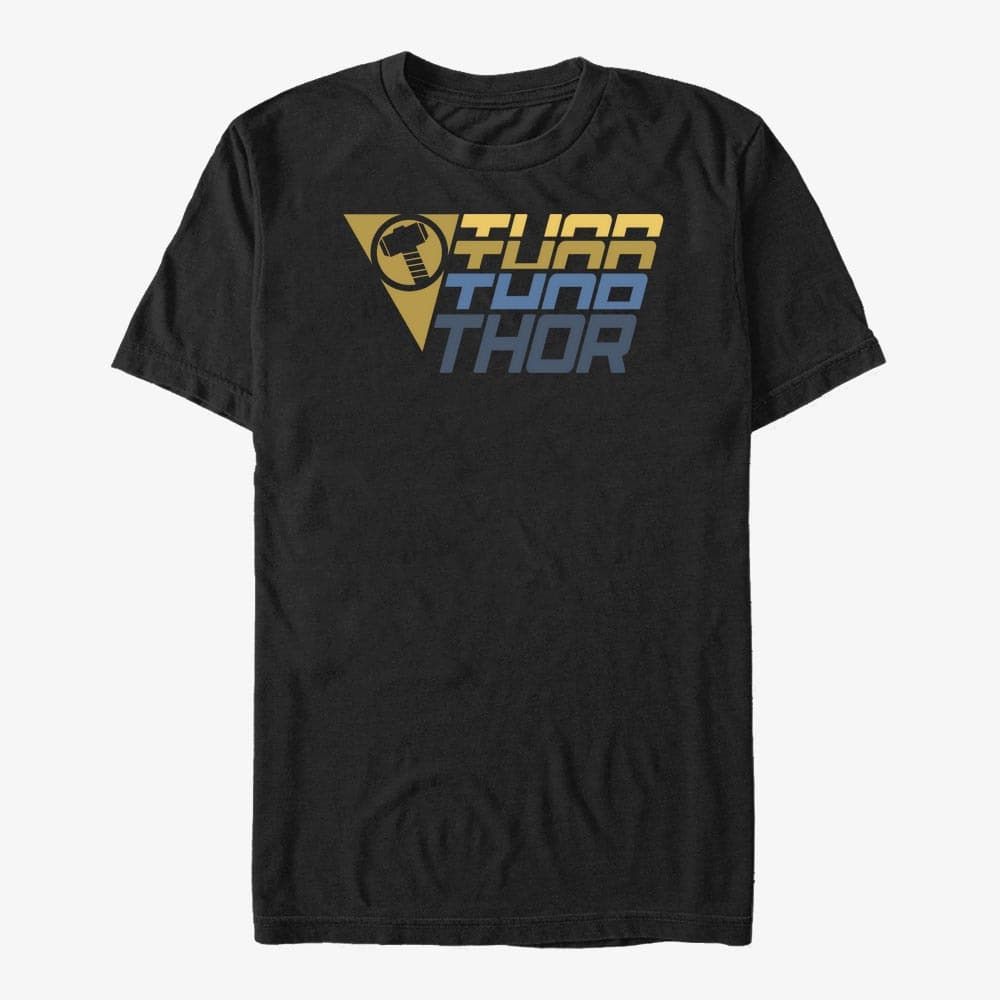 T-paidat Merch Marvel Avengers Classic - Thor Sport Unisex T-Shirt Black