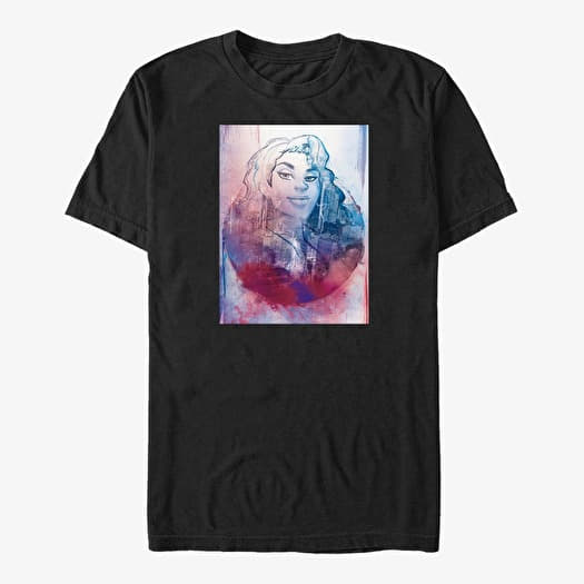 T-shirt Merch Marvel - America Portrait Unisex T-Shirt Black