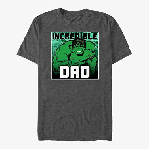 T-särk Merch Marvel Avengers Classic - Incredible Dad Unisex T-Shirt Dark Heather Grey