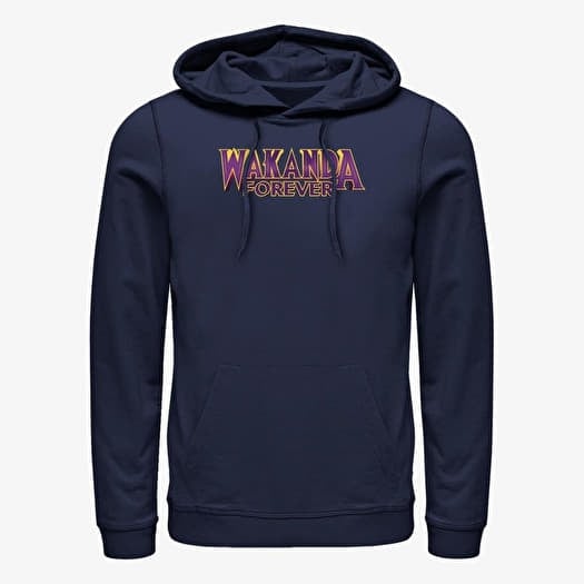 Sweatshirt Merch Marvel Avengers Classic - Purple Wakanda Unisex Hoodie Navy Blue