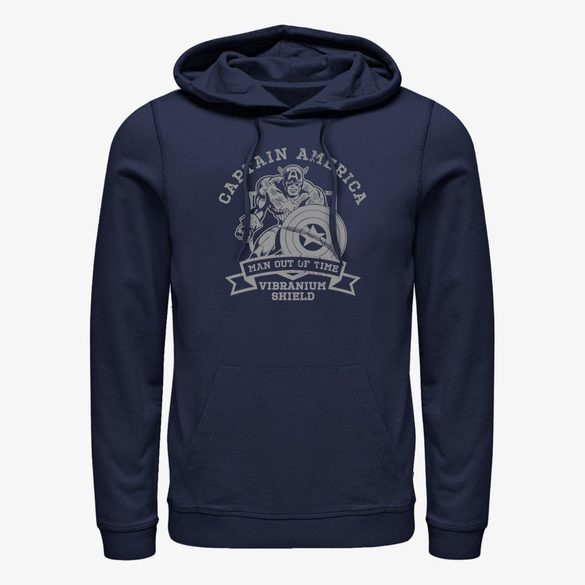 Kapuutsikud ja kampsunid Merch Marvel Avengers Classic - Vibranium Shield Unisex Hoodie Navy Blue
