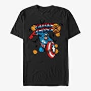 Merch Marvel Avengers Classic - Captain Pumpkins Unisex T-Shirt Black