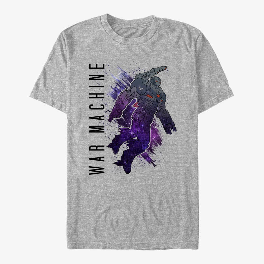 T-shirts Merch Marvel Avengers: Endgame - War Machine Painted Unisex T-Shirt Heather Grey