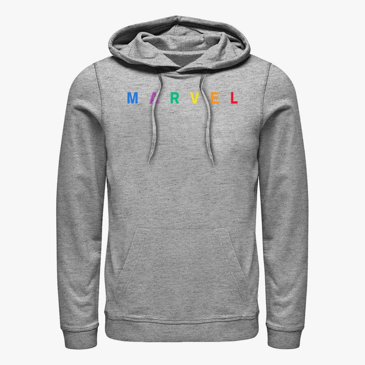 Толстовки та реглани Merch Marvel - SIMPLE LOGO EMB Unisex Hoodie Heather Grey