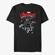 Merch Marvel Avengers Classic - Avengers Unisex T-Shirt Black
