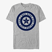 Merch Marvel Avengers: Endgame - Shield Inspiration Unisex T-Shirt Heather Grey