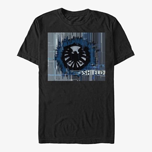 T-shirt Merch Marvel - Vibrant Shield Unisex T-Shirt Black
