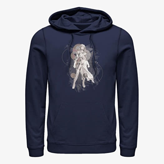 Kampsun Merch Marvel The Eternals - Thena Hero Unisex Hoodie Navy Blue