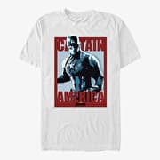 Merch Marvel Avengers: Endgame - Captain Poster Unisex T-Shirt White