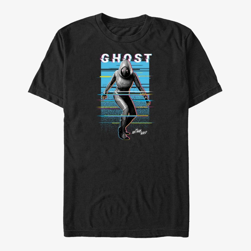 T-shirts Merch Marvel Ant-Man & The Wasp: Movie - Ghost Glitch Unisex T-Shirt Black
