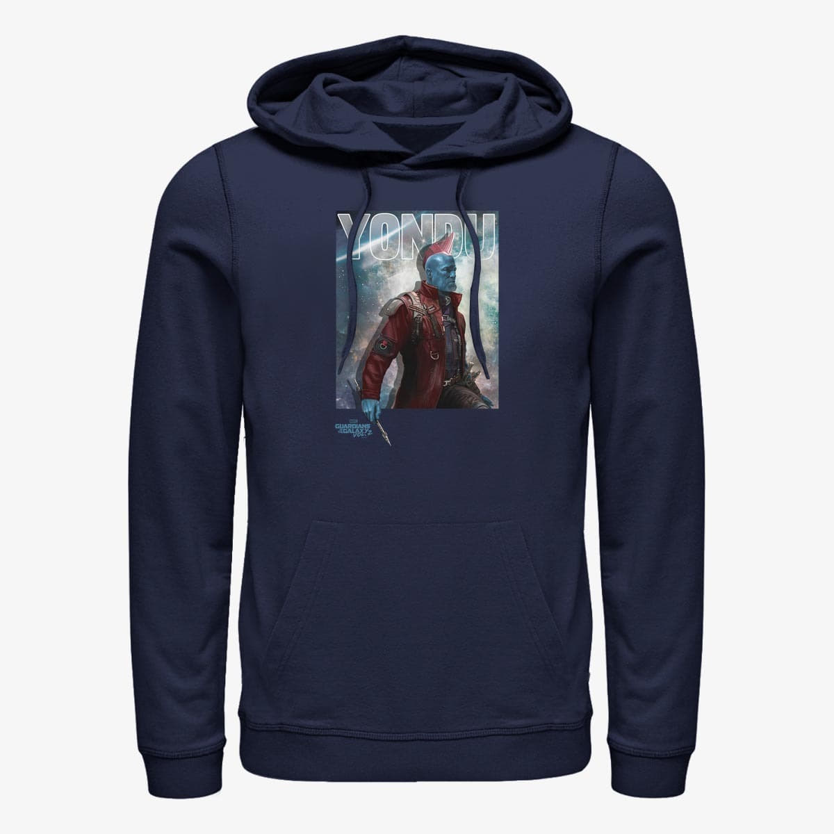 Kapuutsikud ja kampsunid Merch Marvel GOTG 2 - Yondu In Space Unisex Hoodie Navy Blue