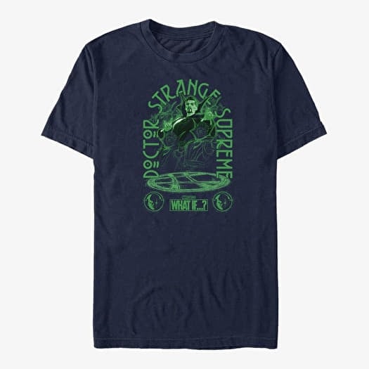 Tricou Merch Marvel What If...? - Doctor Strange Multi Unisex T-Shirt Navy Blue