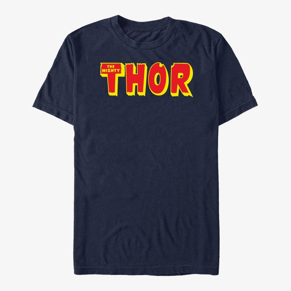T-särgid Merch Marvel Avengers Classic - Thor Logo Unisex T-Shirt Navy Blue