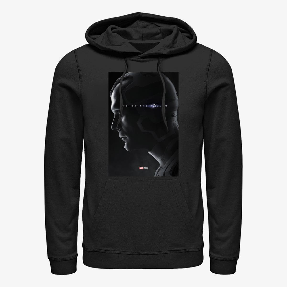 Mikiny Merch Marvel Avengers: Endgame - Avenge Vision Unisex Hoodie Black
