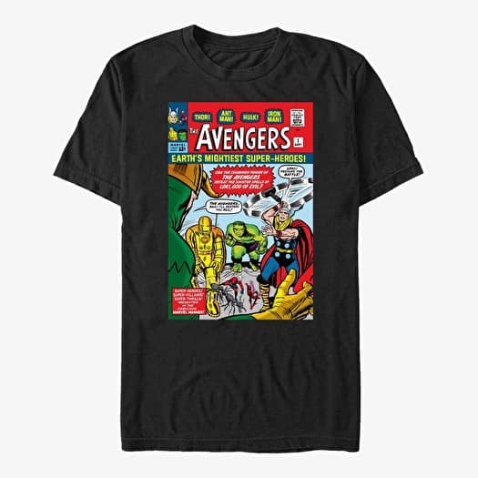 Merch Marvel Avengers Classic - Avengers 1 Unisex T-Shirt Black