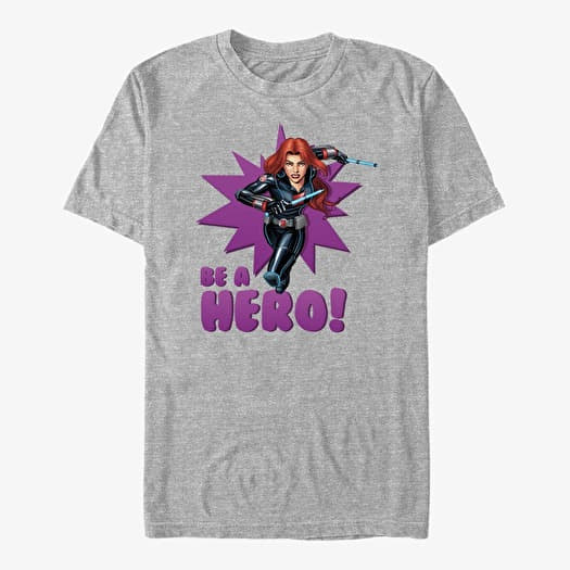 Merch Marvel Avengers Classic - Be A Hero Unisex T-Shirt Heather Grey