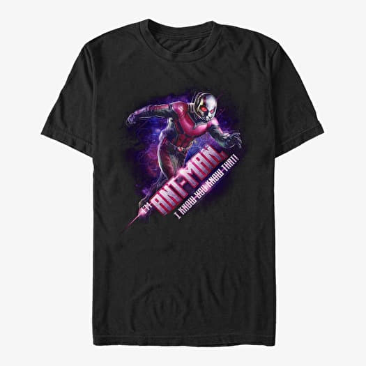 T-shirt Merch Marvel Avengers: Endgame - Antman Hex Unisex T-Shirt Black