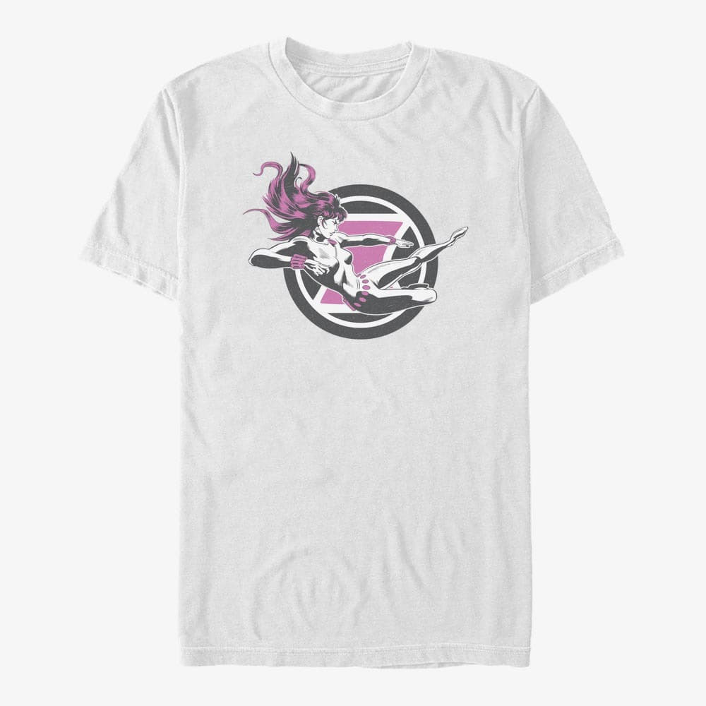 Trička Merch Marvel Avengers Classic - Kickin Butt Unisex T-Shirt White