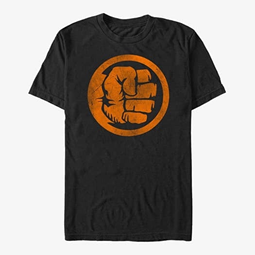 T-shirt Merch Marvel Avengers Classic - Hulk Orange Unisex T-Shirt Black