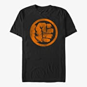 Merch Marvel Avengers Classic - Hulk Orange Unisex T-Shirt Black