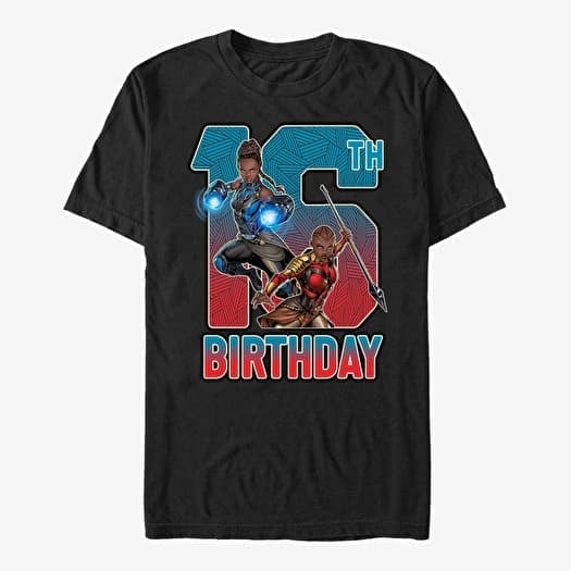 T-shirt Merch Marvel Avengers Classic - Shuri Okoye 16th Bday Unisex T-Shirt Black