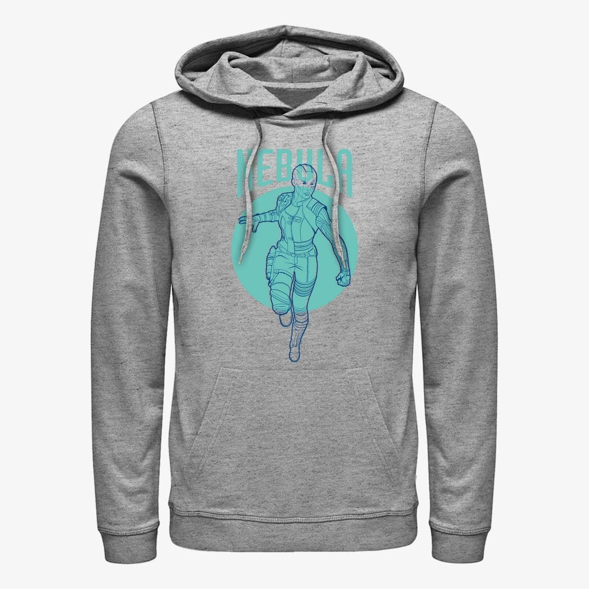 Mikiny Merch Marvel Avengers: Endgame - Nebula Simplicity Unisex Hoodie Heather Grey