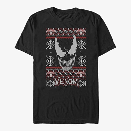 T shirts Merch Marvel Spider Man Classic Venom Face Sweater Unisex T Shirt Black Queens