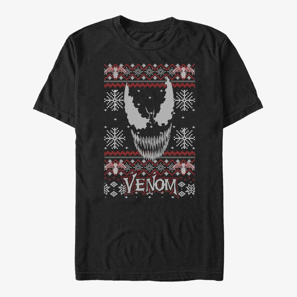 T-Shirts Merch Marvel Spider-Man Classic - Venom Face Sweater Unisex T-Shirt Black