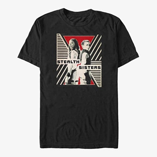 T-shirt Merch Marvel Black Widow: Movie - Stealth Sisters Unisex T-Shirt Black