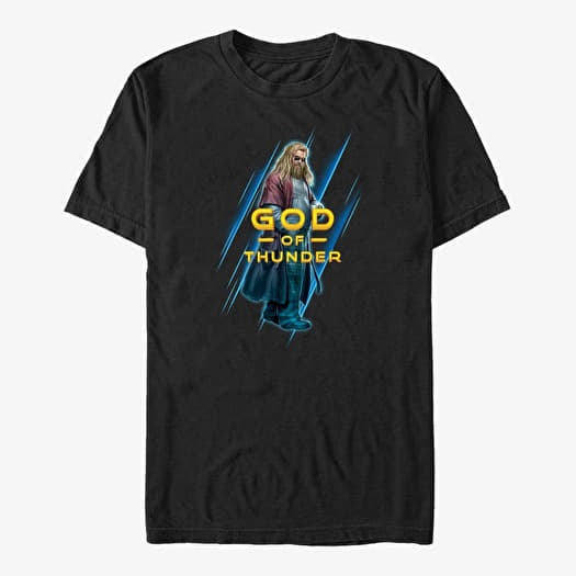 T-krekls Merch Marvel Avengers: Endgame - God of Thunders Unisex T-Shirt Black