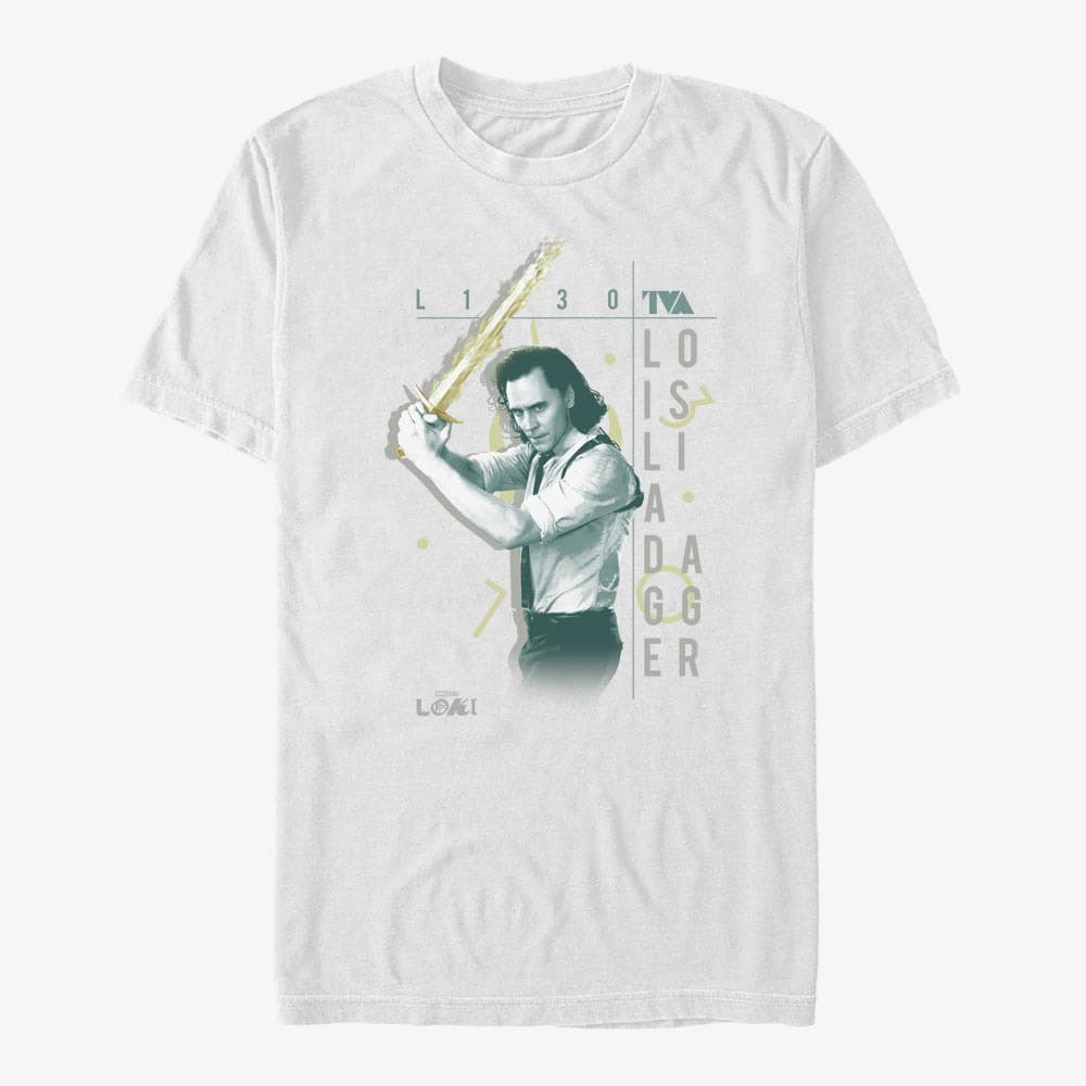 T-Shirts Merch Marvel Loki - Mischief Scamp Unisex T-Shirt White