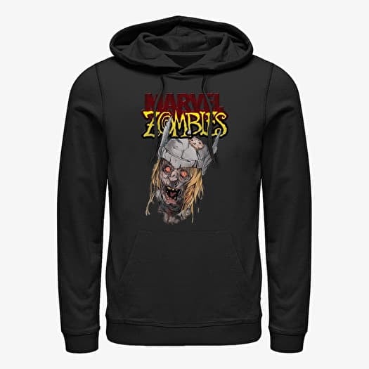 Sweatshirt Merch Marvel - Head of Thor Unisex Hoodie Black