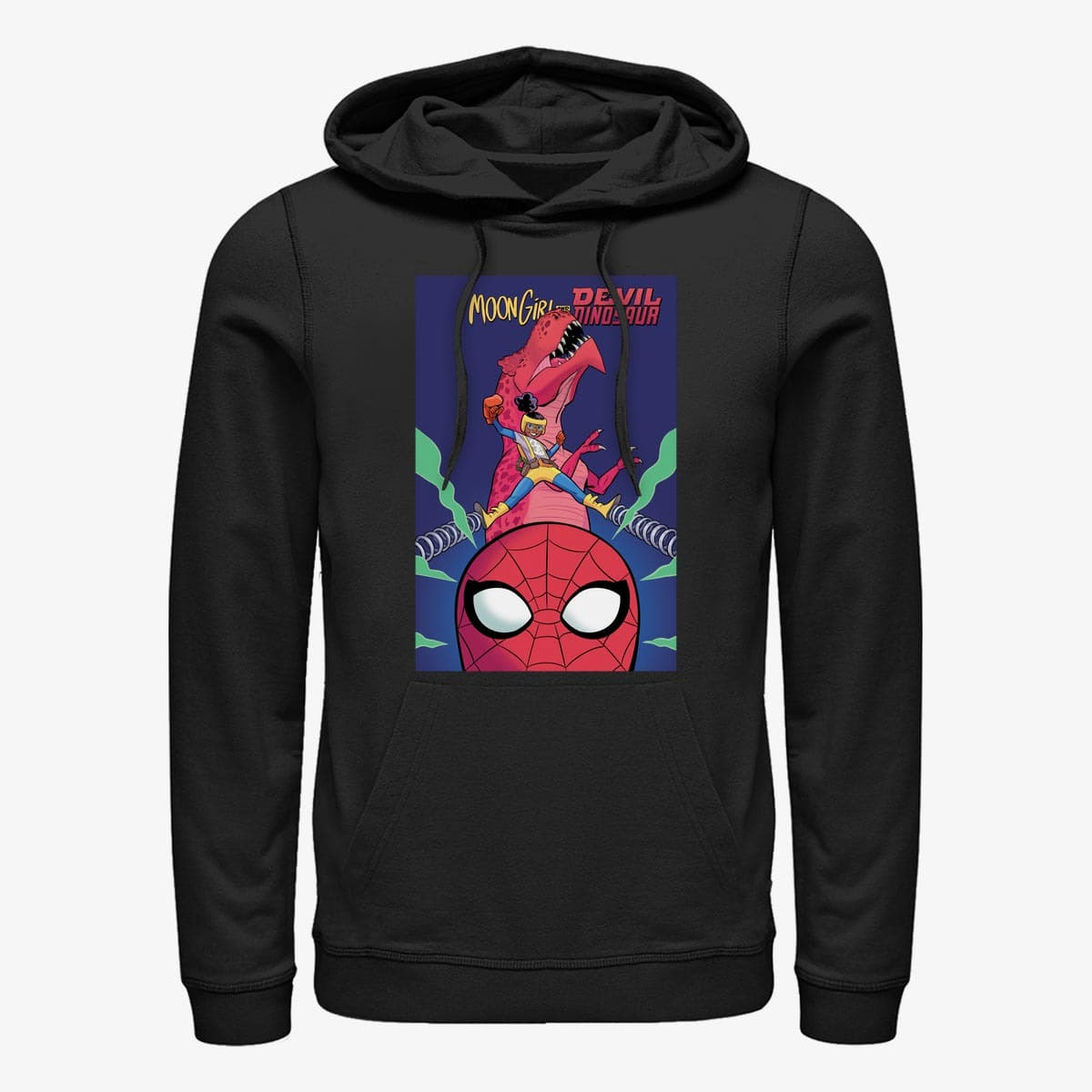 Moletons e blusas de moletom Merch Marvel - Moon Girl & Devil Dinosaur Unisex Hoodie Black