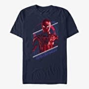Merch Marvel Avengers: Infinity War - Spiderman Tech Unisex T-Shirt Navy Blue