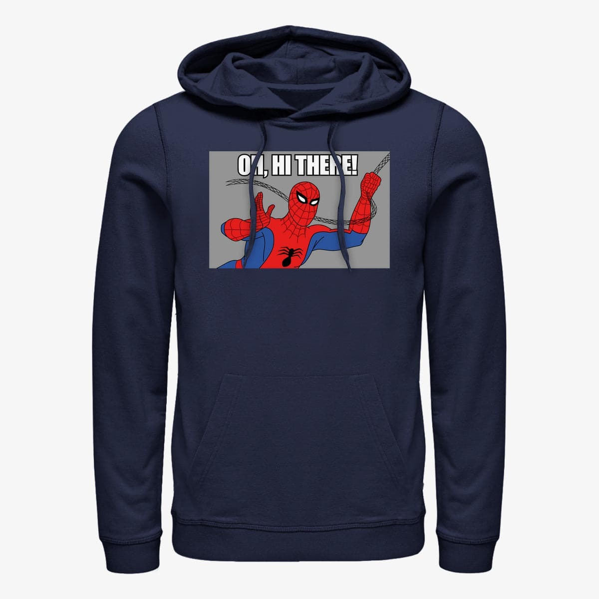 Суичърти Merch Marvel Spider-Man Classic - Oh Hi There Unisex Hoodie Navy Blue