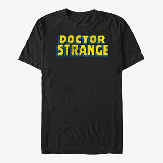 T-shirt Merch Marvel Avengers Classic - Strange Logo Unisex T-Shirt Black