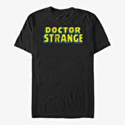 Merch Marvel Avengers Classic - Strange Logo Unisex T-Shirt Black