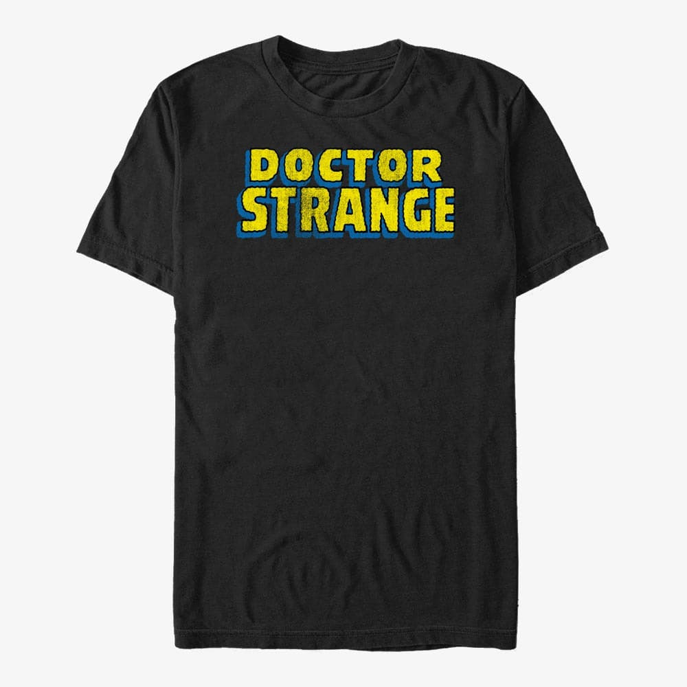 T-shirts Merch Marvel Avengers Classic - Strange Logo Unisex T-Shirt Black
