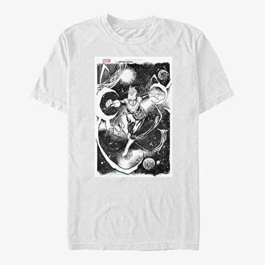 Merch Marvel - Marvel Sketch Unisex T-Shirt White
