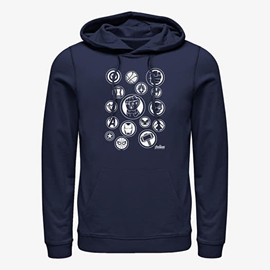 Hoodies and sweatshirts Merch Marvel Avengers Infinity War Avengers Symbol Unisex Hoodie Navy Blue Queens