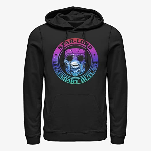 Sweat-shirt Merch Marvel Guardians Of The Galaxy - Space Lord Unisex Hoodie Black